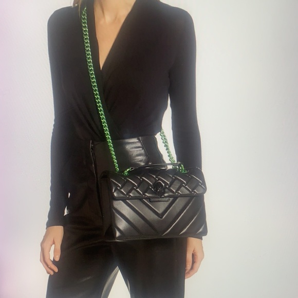 Kurt Geiger Handbags - KURT GEIGER LONDON Kensington Quilted Leather Shoulder Bag
